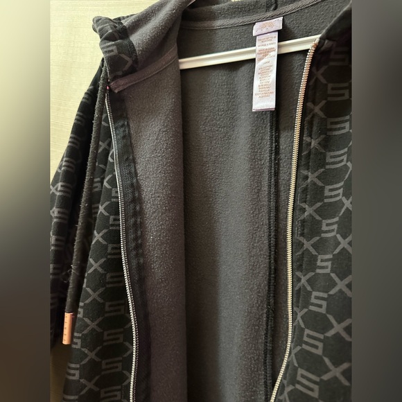 Savage X Fenty Women’s Hooded Lounge Onesie Size Large Zip Front Pockets - Picture 7 of 9